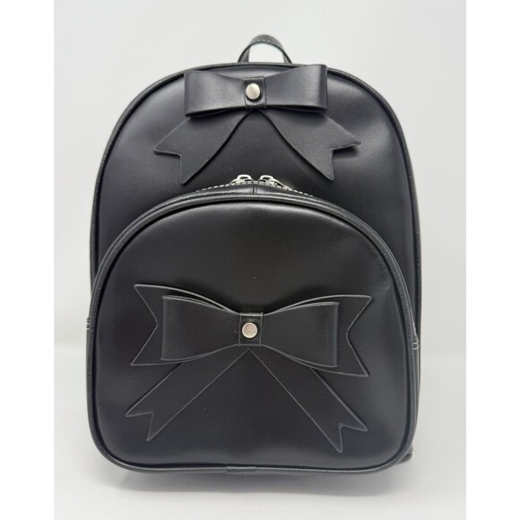 McKleinUSA Leather Bow Backpack Black Small Girls Women’s Adjustable Straps New main image 6